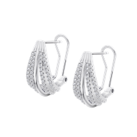 Orecchini Lotus Donna Glam Collection in Argento Zirconia LP3808-4/1 - LP3808-4/1